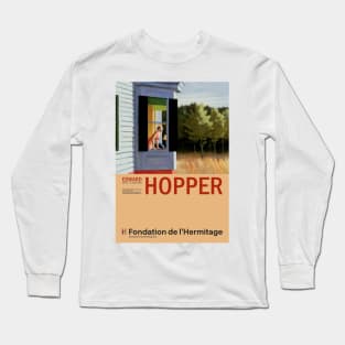 Edward Hopper - Cape Cod Morning - Minimalist Exhibition Art Poster Long Sleeve T-Shirt